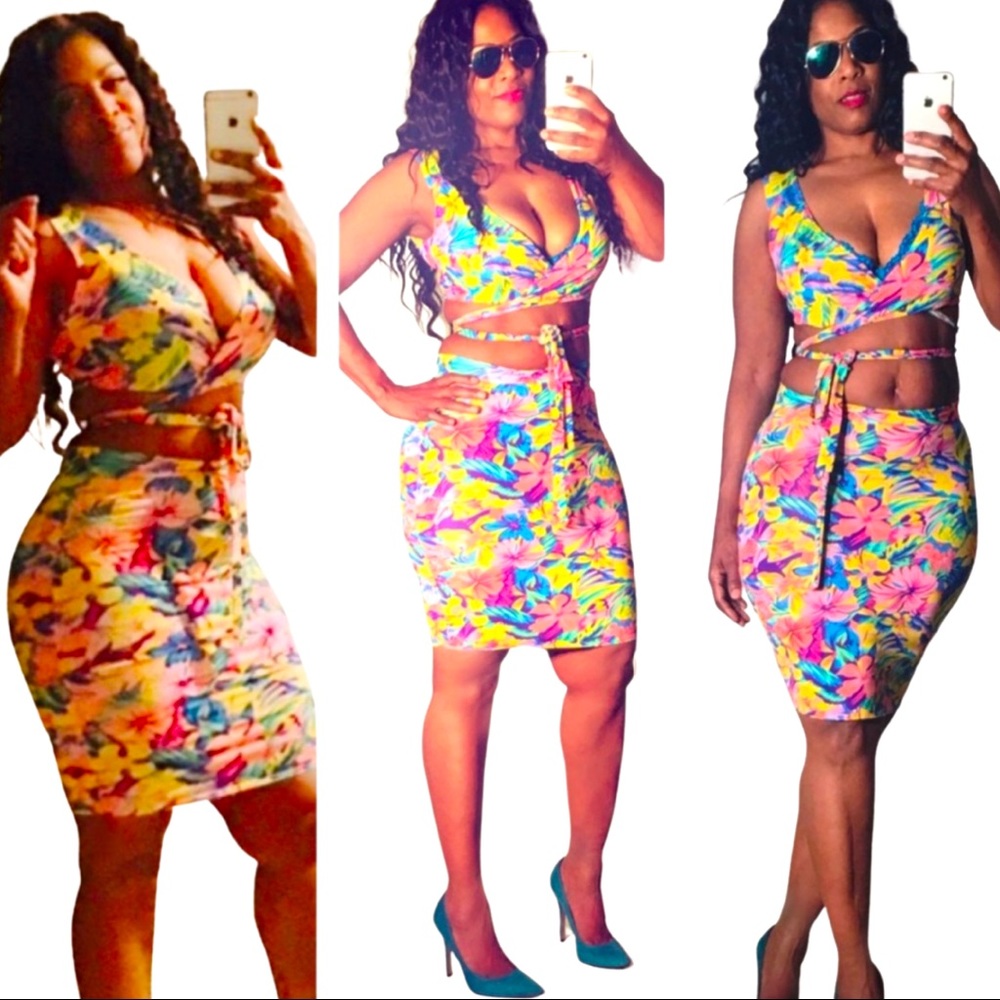 Halter and Skirt Set